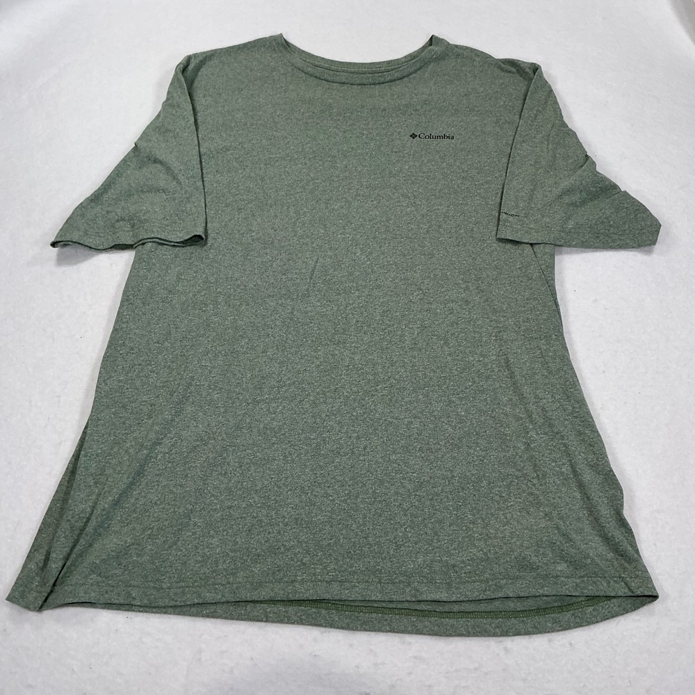 Columbia Mens 3XT Green Heather Omni-Wick Short Sleeve T-Shirt AT2370